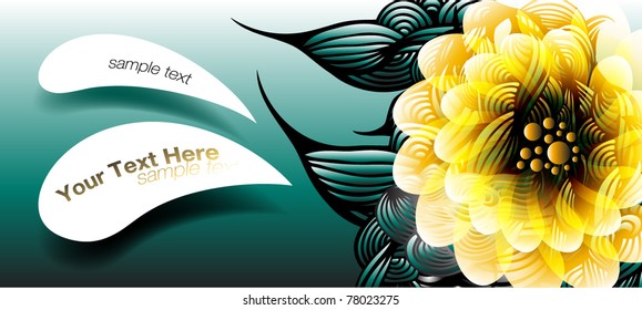 floral background for text