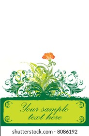 floral background for text