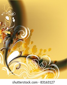 floral background for text