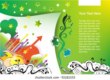 Floral Background for text