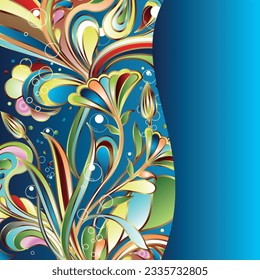 floral background for text beautiful