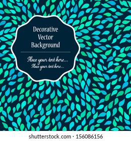 floral background with text field