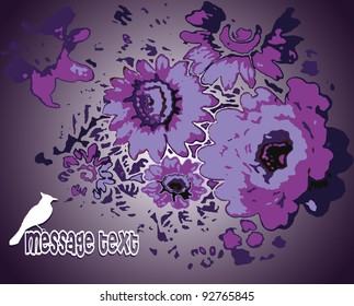floral background for text messages