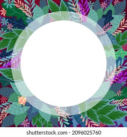Fondo floral para texto. Adecuado para publicaciones en medios sociales, aplicaciones móviles, tarjetas, invitaciones, diseños de banners y anuncios de Internet