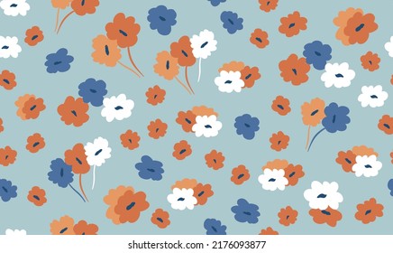 Floral background for textile, swimsuit, wallpaper, pattern covers, surface, gift wrap.