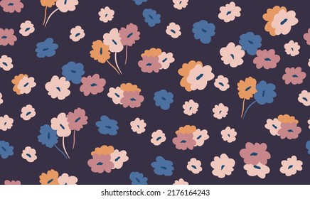 Floral background for textile, swimsuit, wallpaper, pattern covers, surface, gift wrap.