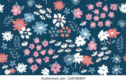 Floral background for textile, swimsuit, wallpaper, pattern covers, surface, gift wrap.	
