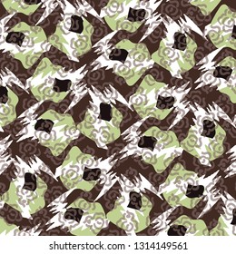 Floral background for textiles