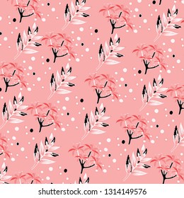 Floral background for textiles