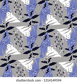Floral background for textiles