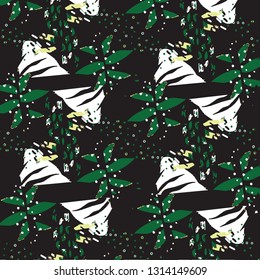 Floral background for textiles