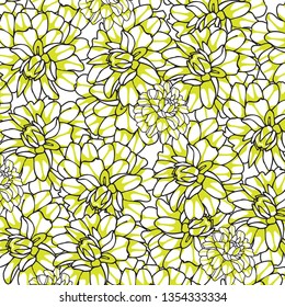 Floral background for textiles.