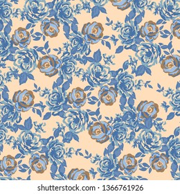 Floral background for textiles.