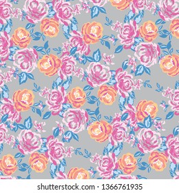 Floral background for textiles.