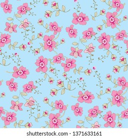 Floral background for textiles.