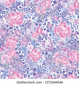 Floral background for textiles.