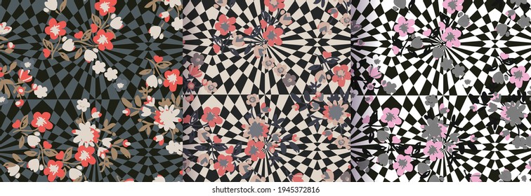 Floral background for textiles. Liberty style. fabric, covers, manufacturing, wallpapers, print, gift wrap.
