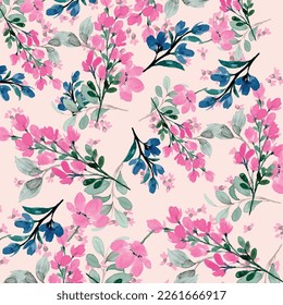 Floral background for textiles. Wall Art, textiles wrapping paper. Banner, Greeting Card, Valentines cards, Postcard, Packaging, Textile Print