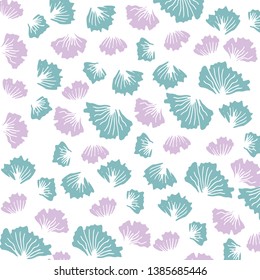 Floral background texture with hand drawn.