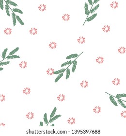 Floral background texture with  hand drawn.