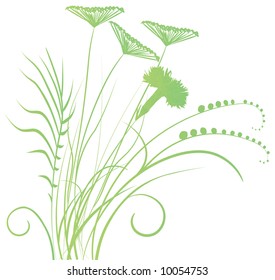 floral background, V