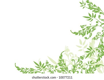 FLORAL BACKGROUND - VECTOR