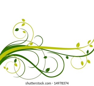 Floral background vector