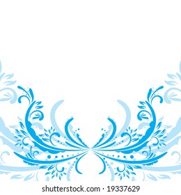 Floral background. Vector.