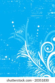 Floral background. Vector.