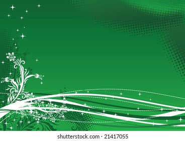 Floral background. Vector.