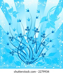 Floral Background - vector