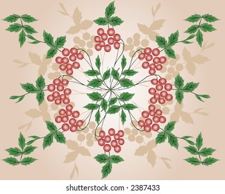 Floral background - vector