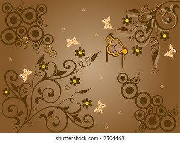 Floral Background - vector