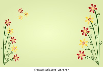 floral background (vector)