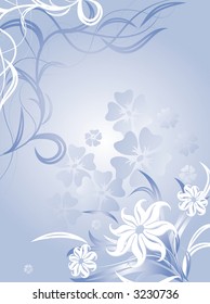 Floral background. Vector