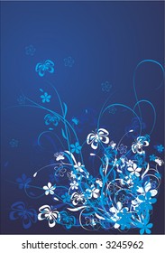 floral background - vector