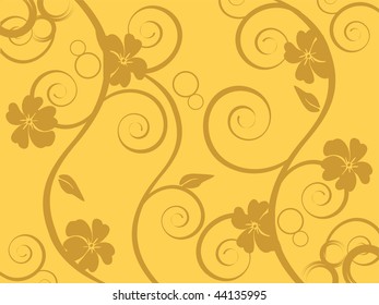 floral background - vector
