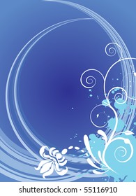 floral background - vector