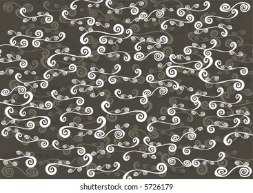 floral background in vector
