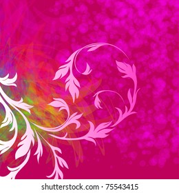 floral background, vector