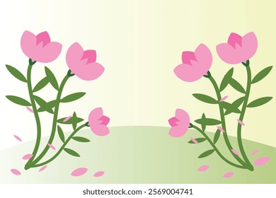  Floral background vector art full color