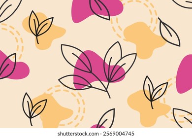  Floral background vector art full color