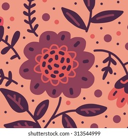 floral background vector design