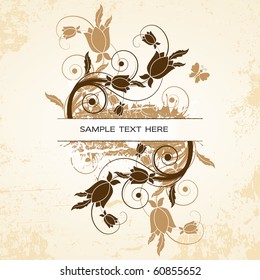 Floral Background. Vector eps10.