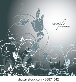 Floral Background. Vector in eps10 format.