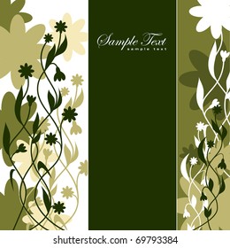 Floral Background. Vector in Eps10 Format.