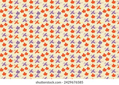 Floral background vector for free download