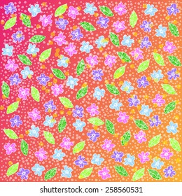 Floral background vector graphic illustration design art