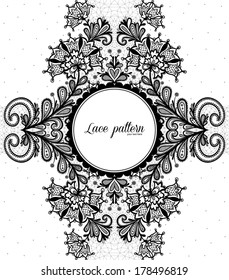 Floral Background. Vector greeting card, invitation.