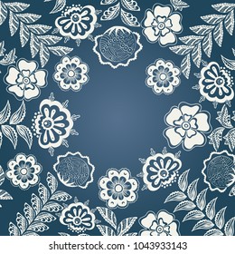 Floral background. Vector illustration

